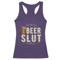 Funny Oktoberfest Beer Slut Racerback Tank Top German Beer Stein Drinking Lover - Wonder Print Shop