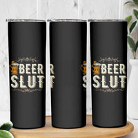 Funny Oktoberfest Beer Slut Skinny Tumbler German Beer Stein Drinking Lover - Wonder Print Shop