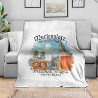 Bavarian Festival Munich Oktoberfest Throw Blanket Das Herz Der Stadt Beer Pretzel - Wonder Print Shop
