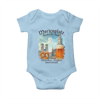 Bavarian Festival Munich Oktoberfest Baby Onesie Das Herz Der Stadt Beer Pretzel - Wonder Print Shop