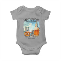 Bavarian Festival Munich Oktoberfest Baby Onesie Das Herz Der Stadt Beer Pretzel - Wonder Print Shop