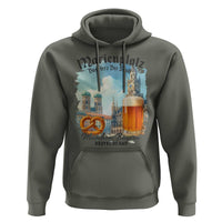 Bavarian Festival Munich Oktoberfest Hoodie Das Herz Der Stadt Beer Pretzel - Wonder Print Shop
