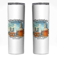 Bavarian Festival Munich Oktoberfest Skinny Tumbler Das Herz Der Stadt Beer Pretzel - Wonder Print Shop