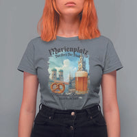 Bavarian Festival Munich Oktoberfest T Shirt For Women Das Herz Der Stadt Beer Pretzel - Wonder Print Shop