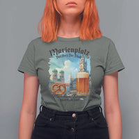 Bavarian Festival Munich Oktoberfest T Shirt For Women Das Herz Der Stadt Beer Pretzel - Wonder Print Shop