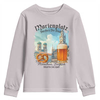 Bavarian Festival Munich Oktoberfest Youth Sweatshirt Das Herz Der Stadt Beer Pretzel - Wonder Print Shop