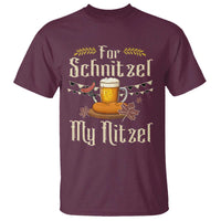 Funny Oktoberfest For Schnitzel My Nitzel T Shirt Beer Nitzel Sausage - Wonder Print Shop