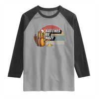 Funny Batches Be Hazy Raglan Shirt Vintage Craft Beer Brewing - Wonder Print Shop