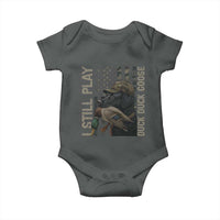 Funny I Still Play Duck Duck Goose Baby Onesie Duck Hunting Dog Back Lab - Wonder Print Shop
