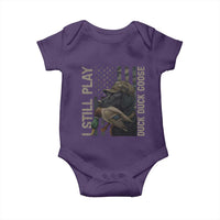 Funny I Still Play Duck Duck Goose Baby Onesie Duck Hunting Dog Back Lab - Wonder Print Shop