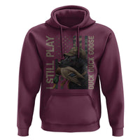 Funny I Still Play Duck Duck Goose Hoodie Duck Hunting Dog Back Lab - Wonder Print Shop