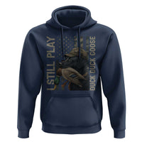 Funny I Still Play Duck Duck Goose Hoodie Duck Hunting Dog Back Lab - Wonder Print Shop