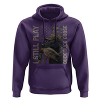 Funny I Still Play Duck Duck Goose Hoodie Duck Hunting Dog Back Lab - Wonder Print Shop