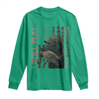 Funny I Still Play Duck Duck Goose Long Sleeve Shirt Duck Hunting Dog Back Lab - Wonder Print Shop