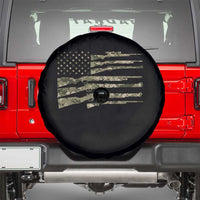 Hunting Guns Vintage Camo American Flag Spare Tire Cover - Wonder Print Shop