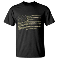 Hunting Guns Vintage Camo American Flag T Shirt - Wonder Print Shop
