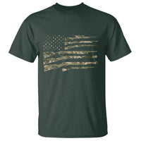 Hunting Guns Vintage Camo American Flag T Shirt - Wonder Print Shop