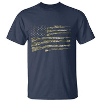 Hunting Guns Vintage Camo American Flag T Shirt - Wonder Print Shop