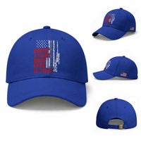 Hunting And Fishing What Else Is There Baseball Cap Vintage American Flag
