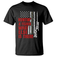 Hunting And Fishing What Else Is There T Shirt Vintage American Flag - Wonder Print Shop