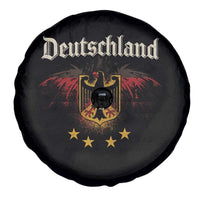 Deutschland German Heritage Pride Spare Tire Cover Bundesadler Coat of Arms Star - Wonder Print Shop
