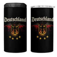 Deutschland German Heritage Pride 4 in 1 Can Cooler Tumbler Bundesadler Coat of Arms Star - Wonder Print Shop