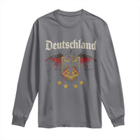 Deutschland German Heritage Pride Long Sleeve Shirt Bundesadler Coat of Arms Star - Wonder Print Shop