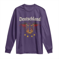 Deutschland German Heritage Pride Long Sleeve Shirt Bundesadler Coat of Arms Star - Wonder Print Shop