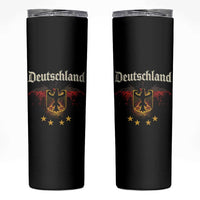 Deutschland German Heritage Pride Skinny Tumbler Bundesadler Coat of Arms Star - Wonder Print Shop