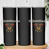 Deutschland German Heritage Pride Skinny Tumbler Bundesadler Coat of Arms Star - Wonder Print Shop