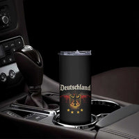 Deutschland German Heritage Pride Skinny Tumbler Bundesadler Coat of Arms Star - Wonder Print Shop
