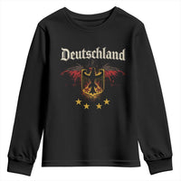 Deutschland German Heritage Pride Youth Sweatshirt Bundesadler Coat of Arms Star - Wonder Print Shop