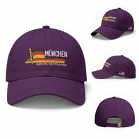 Munchen Bayern German Heritage Pride Germany Flag Baseball Cap