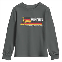 Munchen Bayern German Heritage Pride Germany Flag Youth Sweatshirt - Wonder Print Shop
