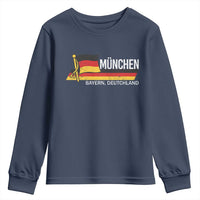 Munchen Bayern German Heritage Pride Germany Flag Youth Sweatshirt - Wonder Print Shop