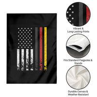 Patriotic Vintage German American Flag Garden Flag Germany Heritage Pride - Wonder Print Shop