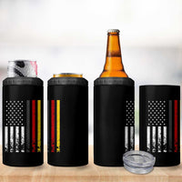 Patriotic Vintage German American Flag 4 in 1 Can Cooler Tumbler Germany Heritage Pride - Wonder Print Shop