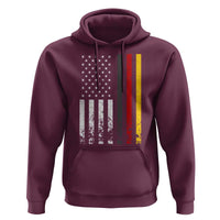 Patriotic Vintage German American Flag Hoodie Germany Heritage Pride - Wonder Print Shop