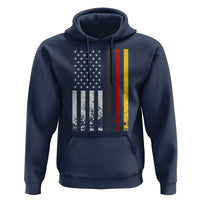 Patriotic Vintage German American Flag Hoodie Germany Heritage Pride - Wonder Print Shop
