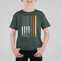 Patriotic Vintage German American Flag T Shirt For Kid Germany Heritage Pride - Wonder Print Shop
