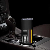 Patriotic Vintage German American Flag Skinny Tumbler Germany Heritage Pride - Wonder Print Shop