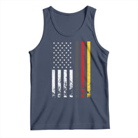 Patriotic Vintage German American Flag Tank Top Germany Heritage Pride - Wonder Print Shop