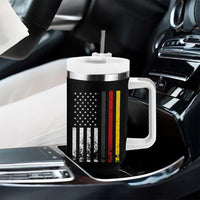 Patriotic Vintage German American Flag Tumbler With Handle Germany Heritage Pride - Wonder Print Shop