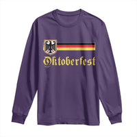 Oktoberfest German Drinking Festival Long Sleeve Shirt Bundesadler Coat of Arms - Wonder Print Shop