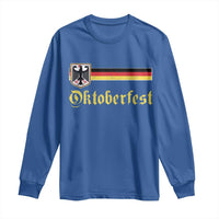 Oktoberfest German Drinking Festival Long Sleeve Shirt Bundesadler Coat of Arms - Wonder Print Shop