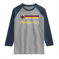 Oktoberfest German Drinking Festival Raglan Shirt Bundesadler Coat of Arms - Wonder Print Shop