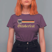 Oktoberfest German Drinking Festival T Shirt For Women Bundesadler Coat of Arms - Wonder Print Shop