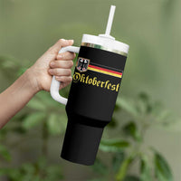 Oktoberfest German Drinking Festival Tumbler With Handle Bundesadler Coat of Arms - Wonder Print Shop
