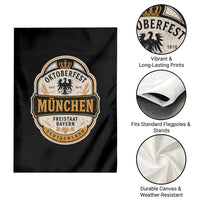 Oktoberfest Munchen Deutschland German Beer Festival Garden Flag Freistaat Bayern Heraldic Eagle