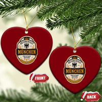 Oktoberfest Munchen Deutschland German Beer Festival Ceramic Ornament Freistaat Bayern Heraldic Eagle